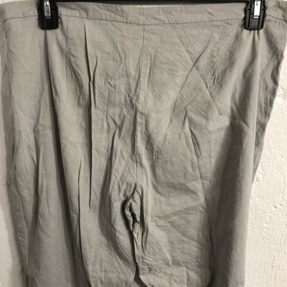 Eileen Fisher Lightweight Gray Relaxed Fit Pants 16 - Picture 6 of 6